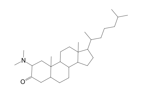 Cholestan-3-one, 2-(dimethylamino)-, (2.beta.,5.alpha.)-