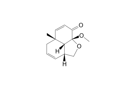 (2aR*,5aR*,8aR,8bR*)-8a-Methoxy-5a-methyl-2a,5,5a,8,8a,8b-hexahydro-2H-benzo[cd]isobenzofuran-8-one