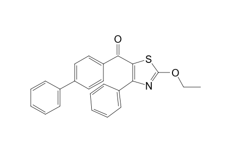 4-biphenylyl 2-ethoxy-4-phenyl-5-thiazolyl ketone