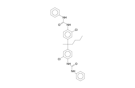 2,2-Bis[3-chloro-4-(3-phenylureido)phenyl]hexane