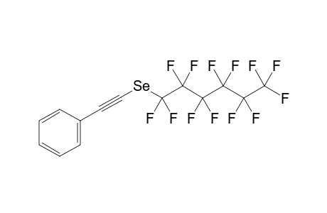 {2-[(1,1,2,2,3,3,4,4,5,5,6,6,6-tridecafluorohexyl)selanyl]ethynyl}benzene