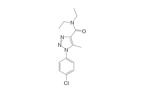 1-(4-Chlorophenyl)-N,N-diethyl-5-methyl-1H-1,2,3-triazole-4-carboxamide