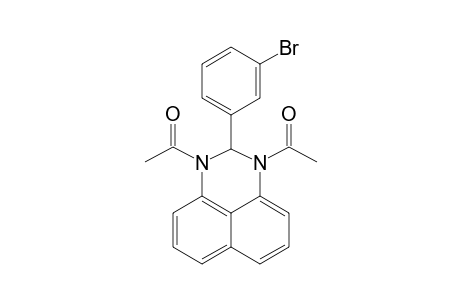 2-(3-Bromophenyl)-2,3-dihydro-1H-perimidine, N,N-diacetyl