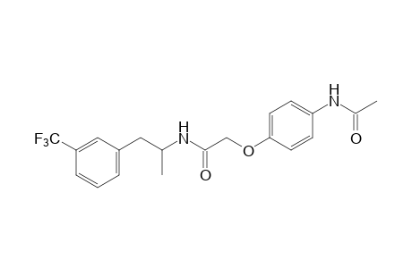 alpha-{[alpha-METHYL-m-(TRIFLUOROMETHYL)PHENETHYL]CARBAMOYL}-p-ACETANISIDIDE