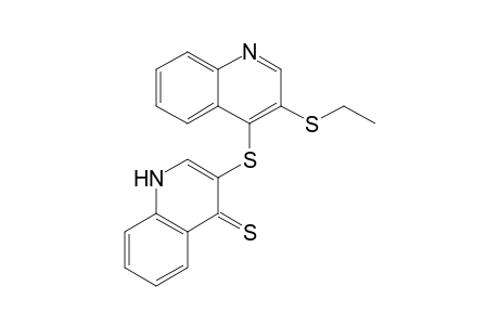 1,4-Dihydro-3'-ethylthio-4-thioxo-3,4'-diquinolinyl sulfide