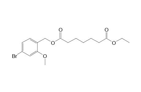 Pimelic acid, 4-bromo-2-methoxybenzyl ethyl ester