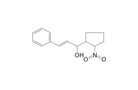 CYCLOPENTANEMETHANOL, 2-NITRO-alpha-(2-PHENYLETHENYL)-, [1alpha(S*),2alpha]-