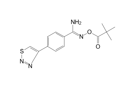 O-pivaloyl-p-(1,2,3-thiadiazol-4-yl)benzamidoxime