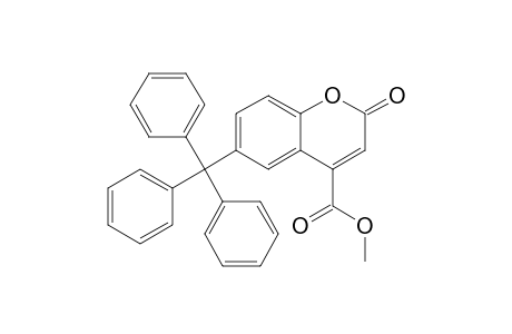 2-keto-6-trityl-chromene-4-carboxylic acid methyl ester