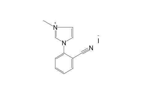 1-(o-cyanophenyl)-3-methylimidazolium iodide