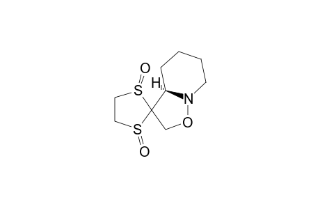 (1RS,3RS,3a'RS)Spiro[(1,3-dithiolane)-2,3'-perhydroisoxazolo[2,3-a]pyridine] 1,3-dioxide