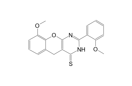 4H-[1]benzopyrano[2,3-d]pyrimidine-4-thione, 3,5-dihydro-9-methoxy-2-(2-methoxyphenyl)-