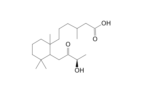 8(r,s)-8-hydroxy-7-oxo-8,9-seco-labdan-15-oic acid