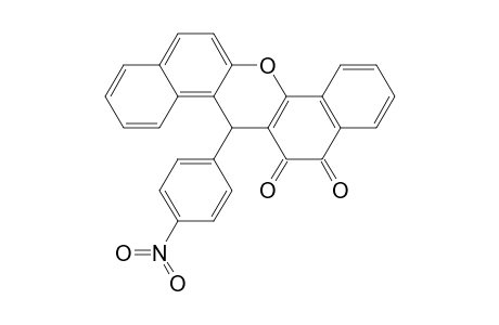 14-(4-Nitrophenyl)-14H-7-oxa-dibenzo[a,h]anthracene-12,13-dione