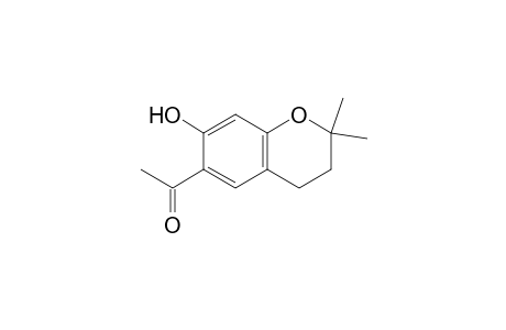 Ethanone, 1-(3,4-dihydro-7-hydroxy-2,2-dimethyl-2H-1-benzopyran-6-yl)-