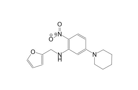 N-(2-Furylmethyl)-2-nitro-5-(1-piperidinyl)aniline