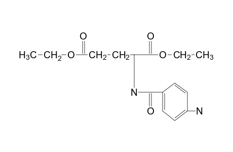 N-(p-aminobenzoyl)-L-glutamic acid, diethyl ester