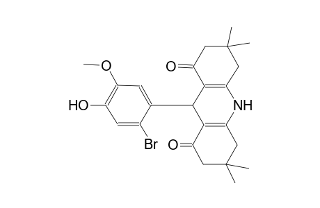 9-(2-bromo-4-hydroxy-5-methoxyphenyl)-3,3,6,6-tetramethyl-3,4,6,7,9,10-hexahydro-1,8(2H,5H)-acridinedione