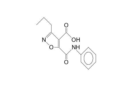 4-Isoxazolecarboxylic acid, 5-[(phenylamino)carbonyl]-3-propyl-