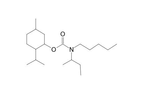 Carbonic acid, monoamide, N-(2-butyl)-N-pentyl-, 1-menthyl ester