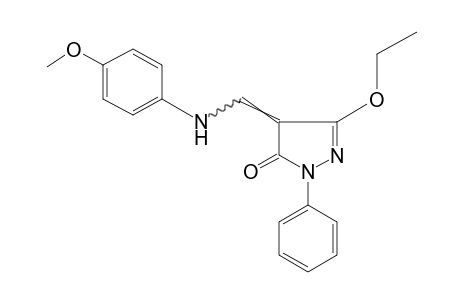 4-[(p-ANISIDINO)METHYLENE]-3-ETHOXY-1-PHENYL-2-PYRAZOLIN-5-ONE