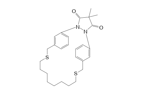 19,20-(dimethylmalonyl)-2,11-dithia-19,20-diaza[1.2.2]metacyclophane