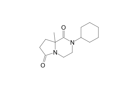 (R,S)-2-(Cyclohexyl)-8a-methyltetrahydropyrrolo[1,2-a]pyrazine-1,6(2H,7H)-dione