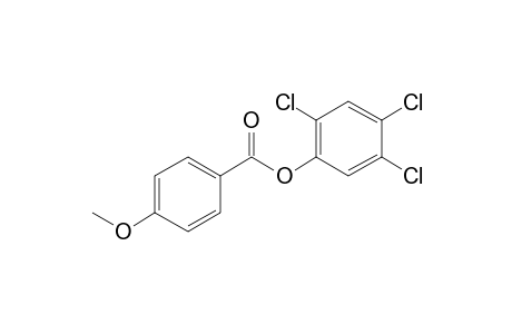 4-Methoxybenzoic acid, 2,4,5-trichlorophenyl ester