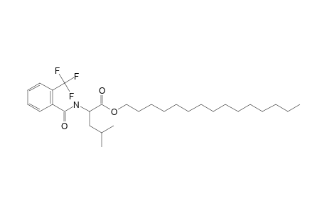 L-Leucine, N-(2-trifluoromethylbenzoyl)-, pentadecyl ester