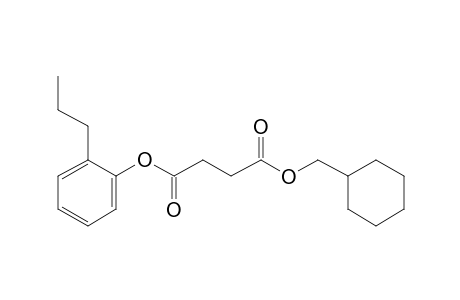 Succinic acid, cyclohexylmethyl 2-propylphenyl ester