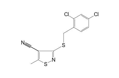 3-[(2,4-DICHLOROBENZYL)THIO]-5-METHYL-4-ISOTHIAZOLECARBONITRILE