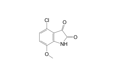 4-chloro-7-methoxylindole-2,3-dione