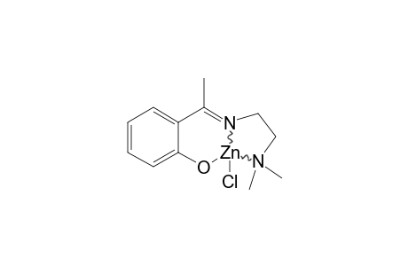 [ZN(L2)CL];CHLORIDO-[2-[1-[2-(DIMETHYLAMINO)-ETHYLIMINO]-ETHYL]-PHENOL]-ZINC(II);COMPLEX