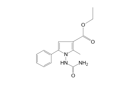 2-methyl-5-phenyl-1-ureidopyrrole-3-carboxylic acid, ethyl ester