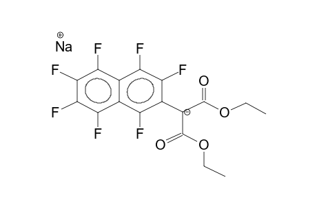 DIETHYL 2-PERFLUORONAPHTHALENYLMALONATE, SODIUM SALT