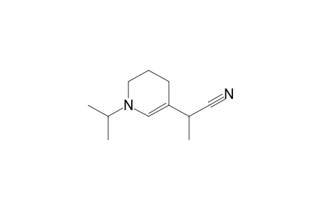 2-(1-isopropyl-3,4-dihydro-2H-pyridin-5-yl)propanenitrile