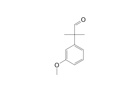 2-(3-Methoxyphenyl)-2-methyl-propanal