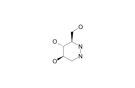 (-)-(3-S,4-S,5-S)-4,5-DIHYDROXY-3-HYDROXYMETHYLHEXAHYDROPYRIDAZINE