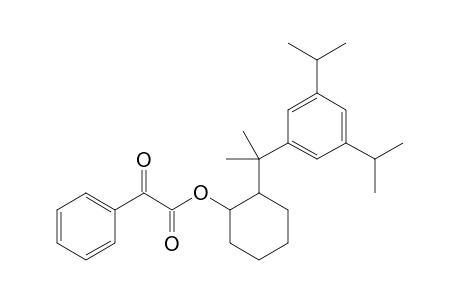 2-[1'-(3'',5''-Diisopropylphenyl)-1'-methyl-ethyl]cyclohexyl 2-oxo-2-phenyl-acetate