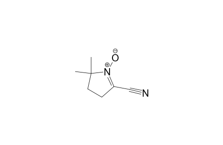 2H-Pyrrole-5-carbonitrile, 3,4-dihydro-2,2-dimethyl-, 1-oxide