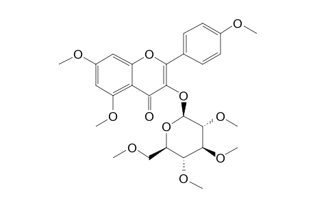 Astragalin, heptamethyl ether