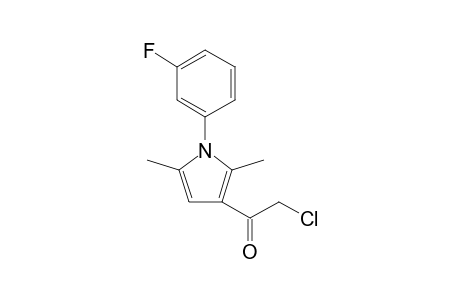 2-Chloro-1-(1-(3-fluorophenyl)-2,5-dimethyl-1H-pyrrol-3-yl)ethan-1-one