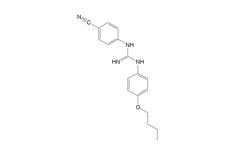 1-(p-butoxyphenyl)-3-(p-cyanophenyl)guanidine
