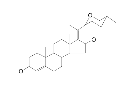 22,26-Oxido-4,17-cholestadien-3.beta.,16.alpha.-diol