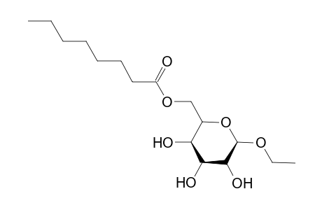 Ethyl 6-O-n-Heptoyl-.beta,D-glucopyranoside