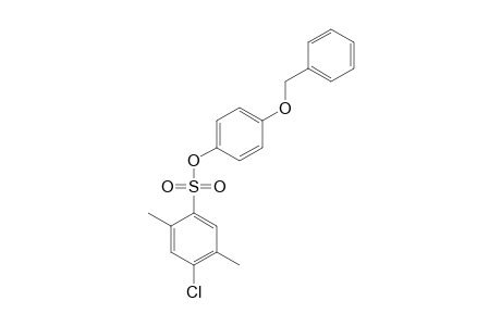 4-chloro-2,5-xylenesulfonic acid, p-(benzyloxy)phenyl ester