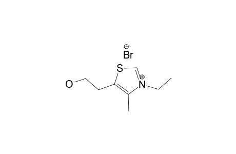3-Ethyl-5-(2-hydroxyethyl)-4-methylthiazolium bromide