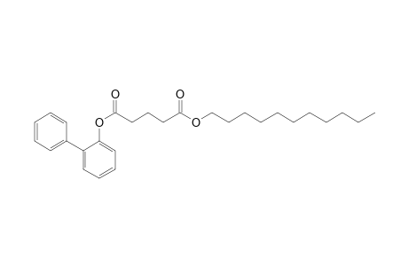 Glutaric acid, 2-biphenyl undecyl ester