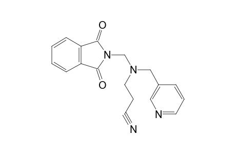 3-[(phthalimidomethyl)[(3-pyridyl)methyl]amino}propionitrile