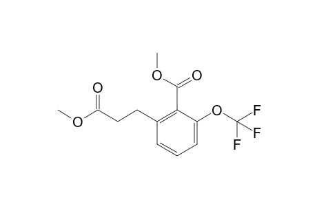 methyl 2-(3-methoxy-3-oxo-propyl)-6-(trifluoromethoxy)benzoate